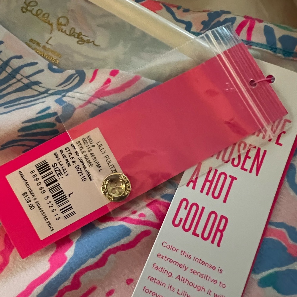 NWT Lilly Pulitzer Sophie dress size L - Picture 8 of 8